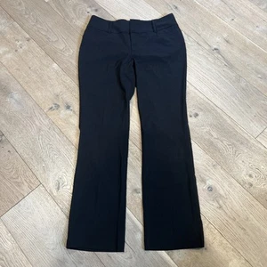 Pantalones de vestir negros para mujer Nine West talla 10 corte bota tiro medio cadera recta muslo - Imagen 1 de 4