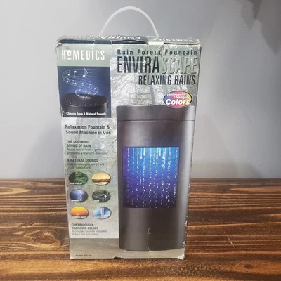 De Colección Homedics WRF-REL EnviraScape Selva Lluvias Relajantes Nuevo en Caja Foto 1 de 4