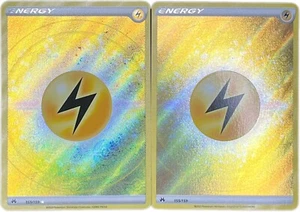 Carta Pokémon Holo Ultra Rara Corona Zenith Lightning Energy 155/159 Casi Nueva+ 2x - Imagen 1 de 17