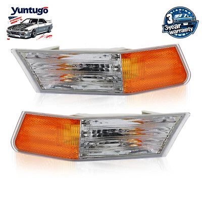 Parking Light Turn Signal Directional Lamp Front Pair Set for 07-17 Patriot Jeep Foto 1 de 4