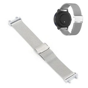 Premium Metall Uhrenarmband schlicht poliert Band verstellbar für Active Edge A2212 - Bild 1 von 10