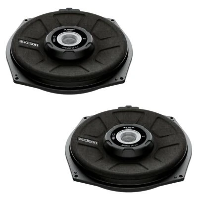 Audison Prima APBMW S8-4.2 Pair 4ohm Plug & Play Under Seat Subwoofer BMW 150w