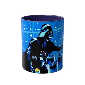 Darth Vader Abstract - Starwars- Art mugTwo-Tone Coffee Mugs, 11oz - Picture 1 of 64