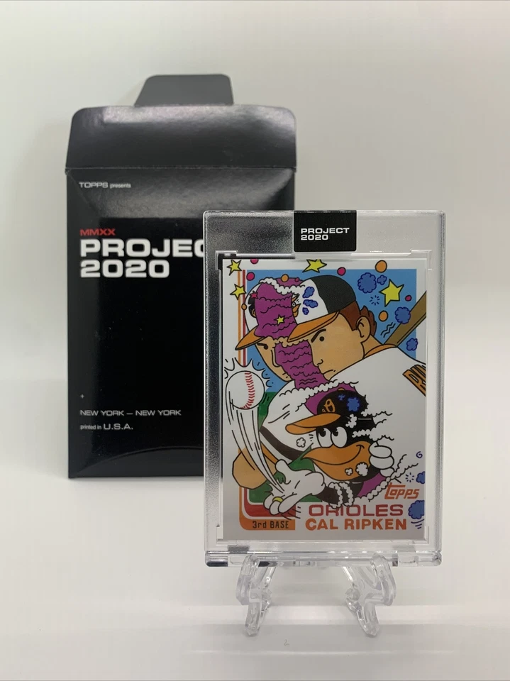 Topps Project 2020 #220 Cal Ripken Jr. by Ermsy Card w/ Box Orioles - Image 1 of 1