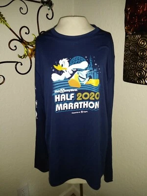 Walt Disney World Marathon 2020 Donald Duck Half Marathon Shirt Sz XL - Image 1 of 4