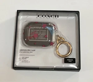NIB COACH Apple AirPods Pro Case Star Print C8086 $40 MARP! Free Ship!! - Picture 1 of 2
