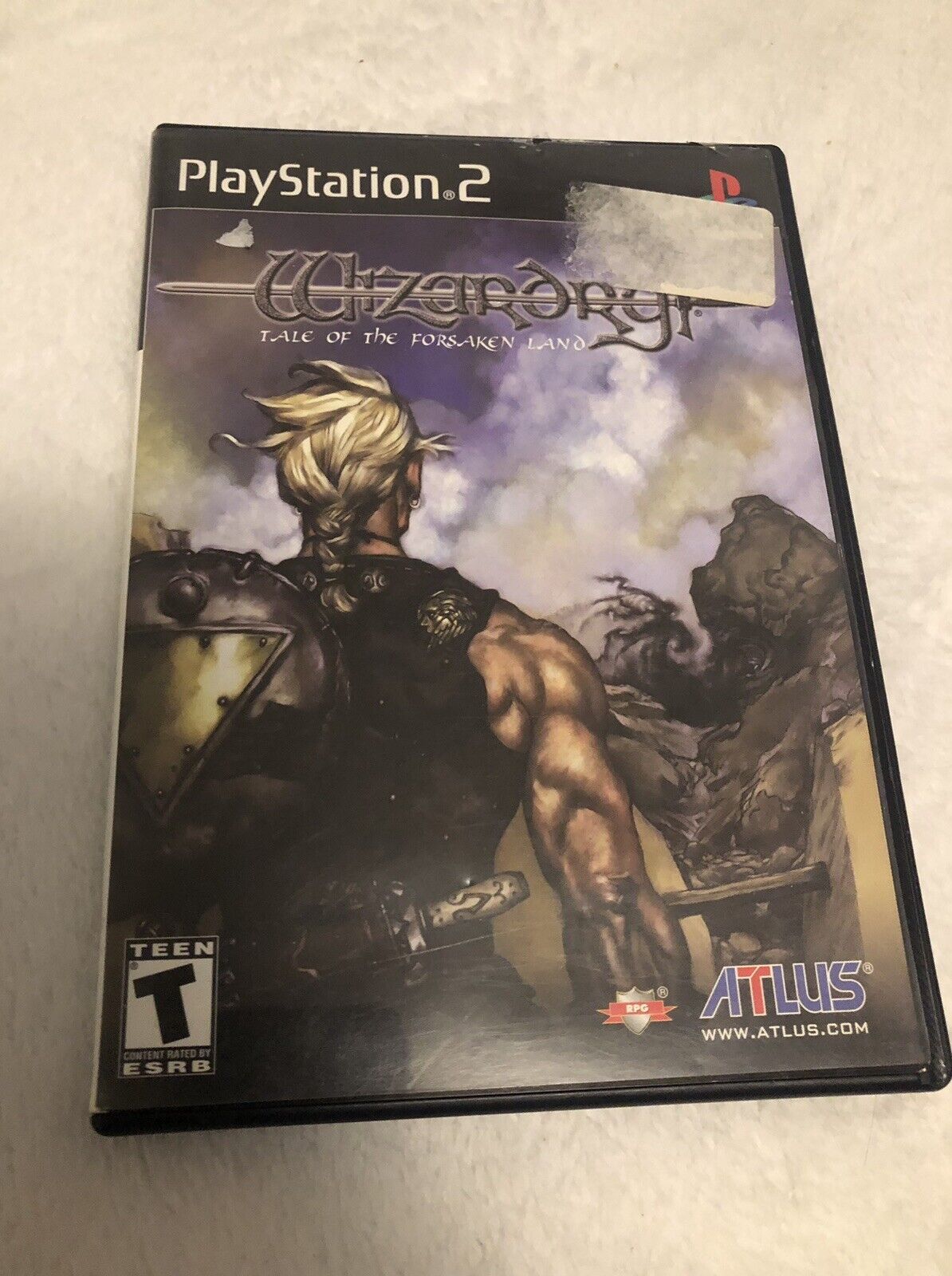 Wizardry: Tale of the Forsaken Land - PS2 - Case and Game