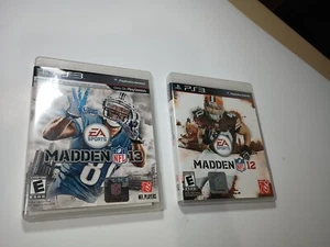 PS3 Madden 12 And 13 Pre-owned, Minor Surface Scratches. Tested Works Cib - Picture 1 of 6
