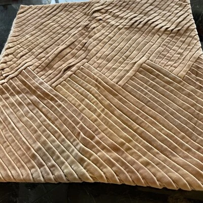 Williams Sonoma Pleated  velvet 22 silver mink  Pillow Cover product developmen  - Image 1 of 2