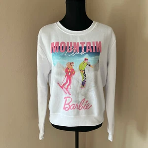 Mountain Apres Ski Barbie Womens Crewneck Sweatshirt 80s 90s Ski Snowboard - Picture 1 of 8