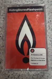 Rolling Stones – Flashpoint Cassette SEALED w/ Hype Sticker - Picture 1 of 5