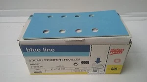 P320 SIA Blue Line SiaCar 8 hole Strips 81 x 153mm Box (100) SiaFast Sheet - Picture 1 of 3