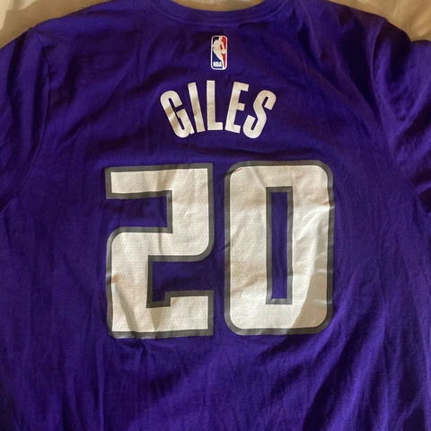 Harry Giles Sacramento Kings Nike Purple Jersey Shirt Size Adult XL #20 Rare Cover