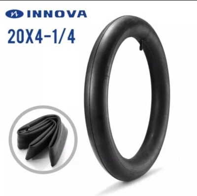 PAIR Of 20 x 4 1/4 BICYCLE INNOVA Ebike FAT Tire Inner Tubes 35mm Valve. - Image 1 of 4
