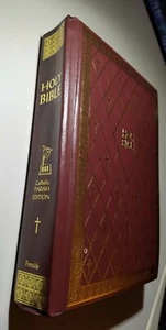 HOLY BIBLE : Catholic Parish Edition NAB, Red Letter 1994-1995 Ed., Like NEW - Picture 1 of 6