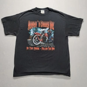 Heavens Chosen One Biker Men Size Large T Shirt Religious God - Picture 1 of 6