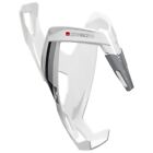 New Elite Custom Race Plus Cycling Water Bottle Cage, 74mm, White / Grey