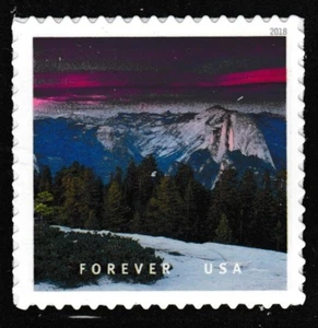 US 5298i O Beautiful Mountain Majesties Yosemite F single MNH 2018 - Picture 1 of 1