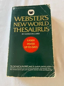 Webster's New World Thesaurus von Charlton Laird, 1982, Taschenbuch Warner Books - Bild 1 von 8