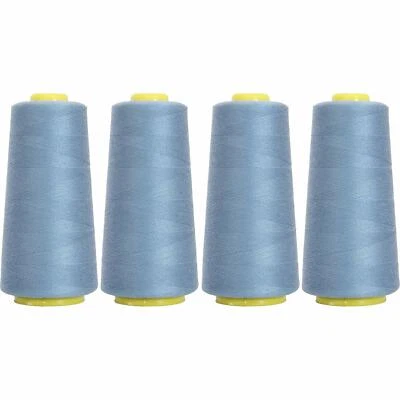 4 BIG CONES SERGER OVERLOCK THREAD SEWING THREADART - 50 COLORS - 2750 YD CONES - Image 1 of 4