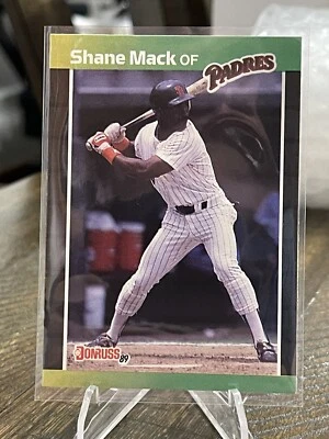 1989 Donruss Shane Mack San Diego Padres #538 NM - Image 1 of 2