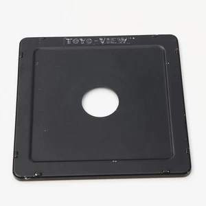 TOYO monorail 5x4 / 10x8 lens board panel with a Copal #0 - 34.6 mm hole. - Picture 1 of 2