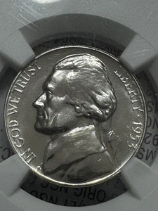 1953 Proof Jefferson Nickel, NGC PF67, Free shipping - Picture 1 of 3