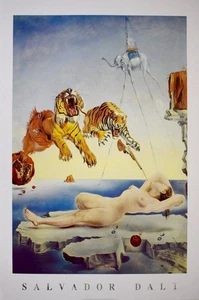 Salvador Dali Dream Caused by a Bee Flight Art Poster 24 x 36 - Picture 1 of 1