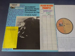 SCHUBERT - MOMENTS MUSICAUX / SCHUMANN LP, Yves Nat, EMI C 051-73033 - Picture 1 of 4