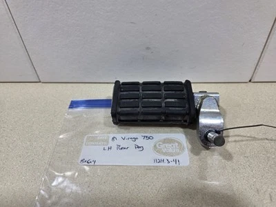 Yamaha Virago 750 XV750 1981 reposapiés trasero izquierdo pasajero peldaño #1124,3-41 Foto 1 de 4