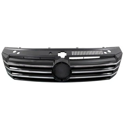 CAPA for 2012-2015 Passat Front Center Grills Black, Chrome Molding Plastic PP - Imagem 1 de 4