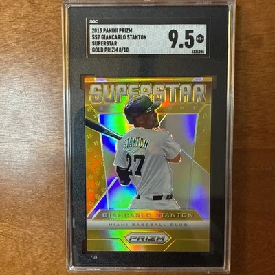 2013 Panini Prizm SS7 Джанкарло Стэнтон суперзвезда прожектор /10 - Изображение 1 из 2