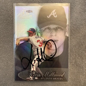 Kevin Millwood 1995 Fleer Flair Showcase Power Authentic Autograph - Picture 1 of 11