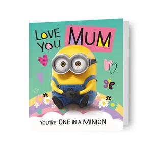Tarjeta del Día de la Madre | Despicable Me Minions | Feliz Día de la Madre | Love You Mum - Imagen 1 de 6