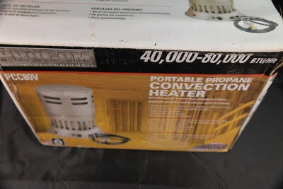 procom 40,000-80,000 BTU/hr portable propane convection heater PCC80V - Image 1 of 3