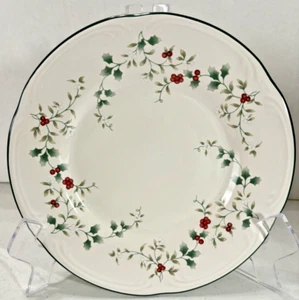Pfaltzgraff Winterberry Christmas/winter salad/luncheon/dessert " (8 available) - Picture 1 of 3