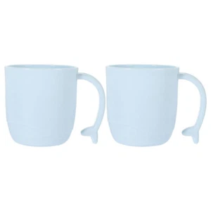 2 Pcs Children's Mouthwash Cup Multi-purpose Plastic Cups Tooth Rinsing Travel - Picture 1 of 12