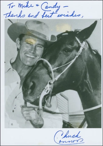 CHUCK CONNORS - INSCRIBED PHOTOGRAPH SIGNED Cover