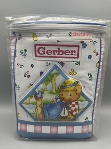 Gerber Thermo Dreifach Flaschentasche Baby Vinyl Bär und Vogel Neu aus altem Lagerbestand Kühlbox Vintage - Bild 1 von 11