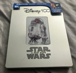 LIKE NEW Star Wars: A New Hope 4k UHD/BLU-RAY Bestbuy Steelbook~ FREE SHIPPING! - Picture 1 of 5