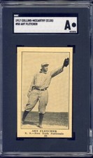 1917 E135 Collins-McCarthy Baseball #50 Art Fletcher SGC A