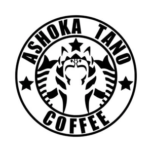 Star Wars Ashoka Tano Coffee Decal #1 4"x4" Choose Color - Imagen 1 de 2