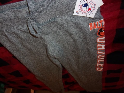 Baltimore Orioles MLB Women's Sweatpant Lounge Sleepwear, Sizes S or M (B131) Cover