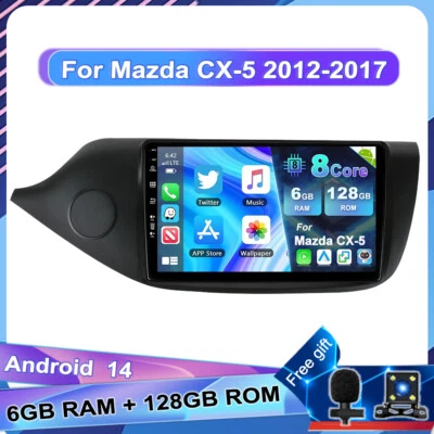 6+128GB Android 14 Autoradio Navigatore Per Kia Ceed 2012-2016 GPS Car Play DAB+ - Immagine 1 di 4