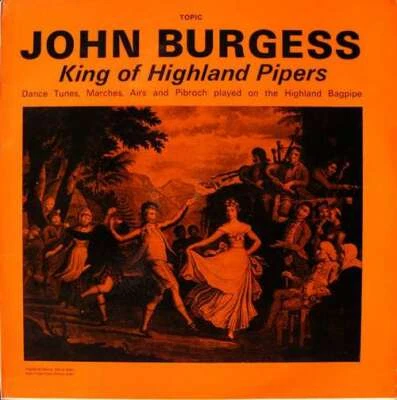 Disque vinyle mono John Burgess - King Of Highland Pipers LP - Photo 1/4