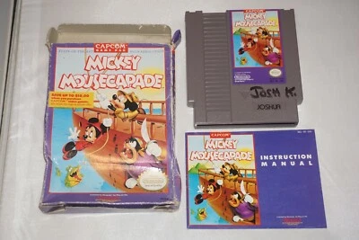 Mickey Mousecapade Oval (Nintendo NES) Complete in Box CIB #2 - Image 1 of 4