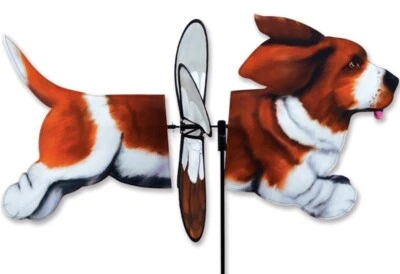 Basset Hound Deluxe Wind Spinner - Envío gratuito Foto 1 de 2