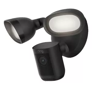 Ring Floodlight Wired Pro Cam Security Camera CCTV - Black - Picture 1 of 1
