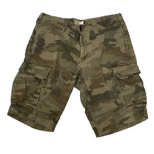 Gap Rugged Short Cargo Camo Shorts 32 X 11” Khakis - Picture 1 of 6