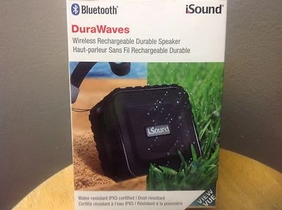 iSound DuraWaves Wireless Rechargeable Bluetooth Speaker- Black - Image 1 of 2